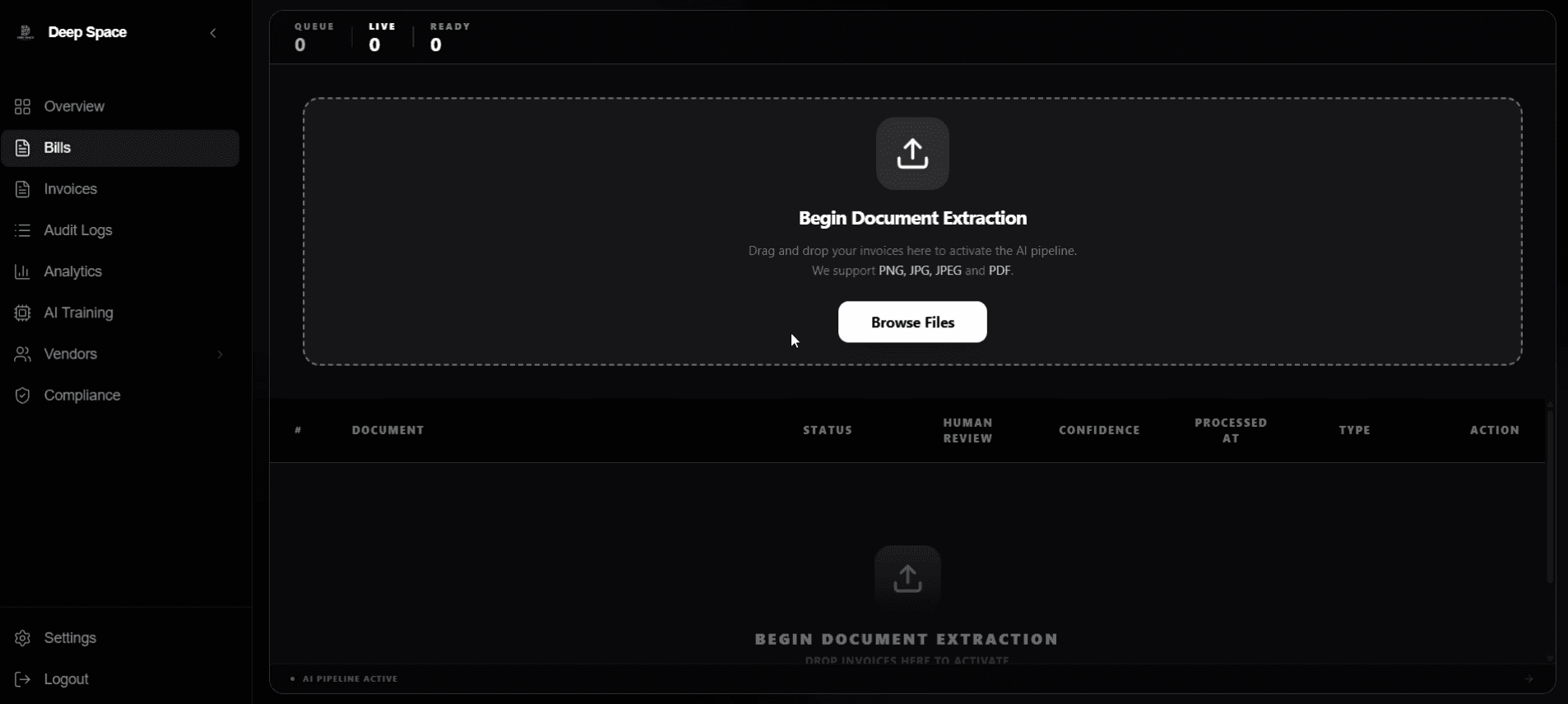 Raqeem AI Dashboard preview 1